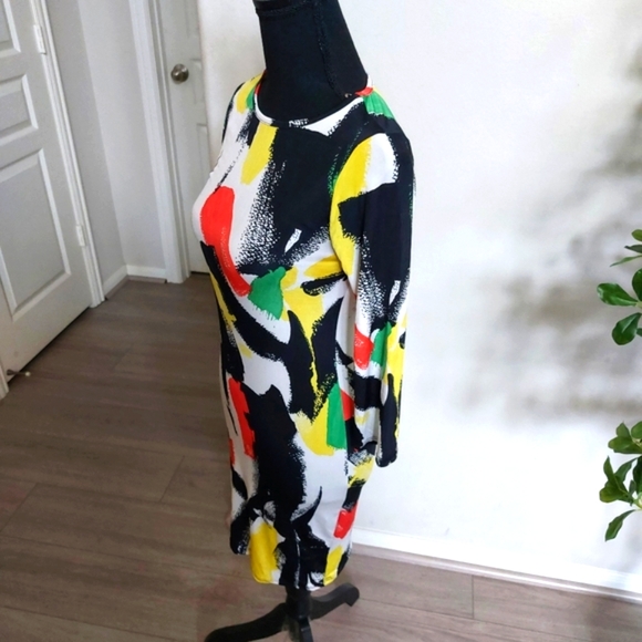 AUDITIONS Women's Multicolor Mini Bodycone Dress Size Large - Picture 4 of 15